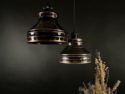 Industrial light Modern Copper lamp Patina light fixture