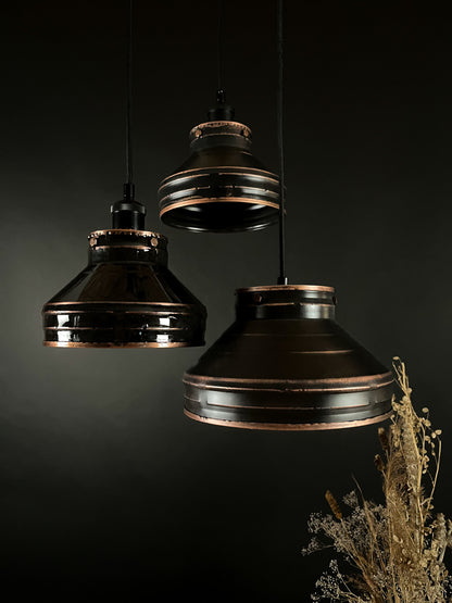 Industrial light Modern Copper lamp Patina light fixture