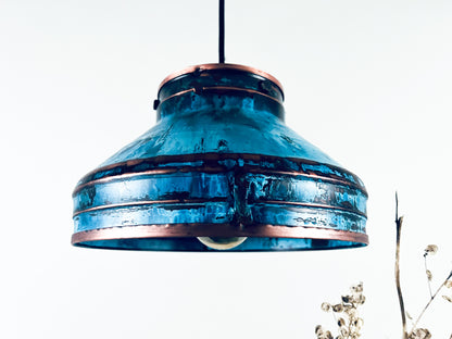 Industrial light Modern Copper lamp Patina light fixture